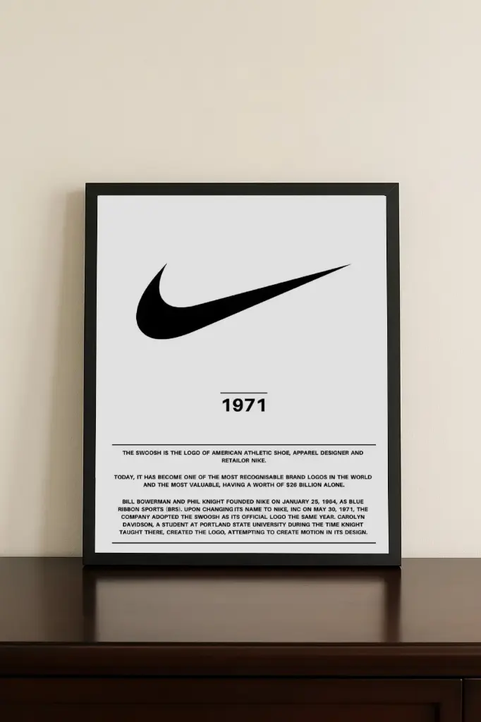 Moldura - Logo Nike